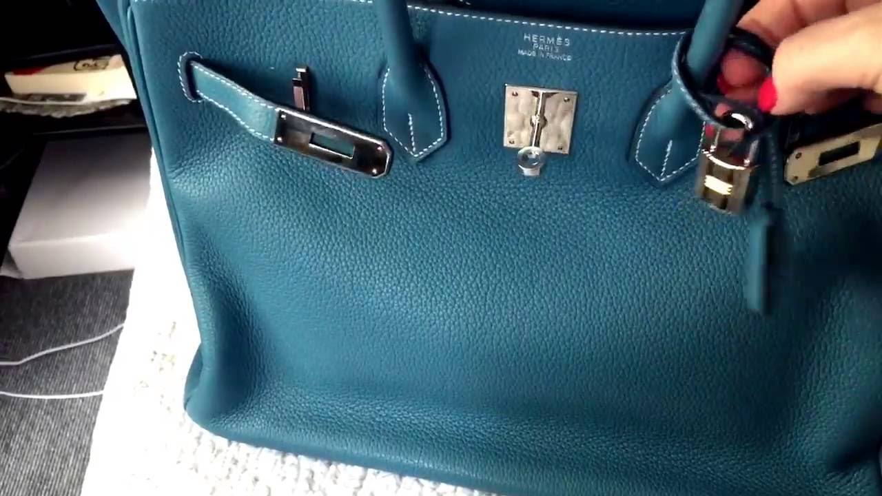 July 2016-Hermes Blue Jean Birkin Reveal