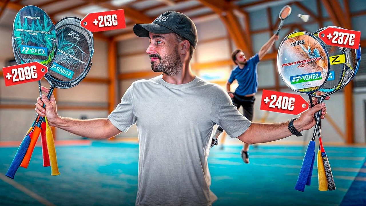 J'ai testé toutes les raquettes de Badminton Yonex pour choisir la mienne !