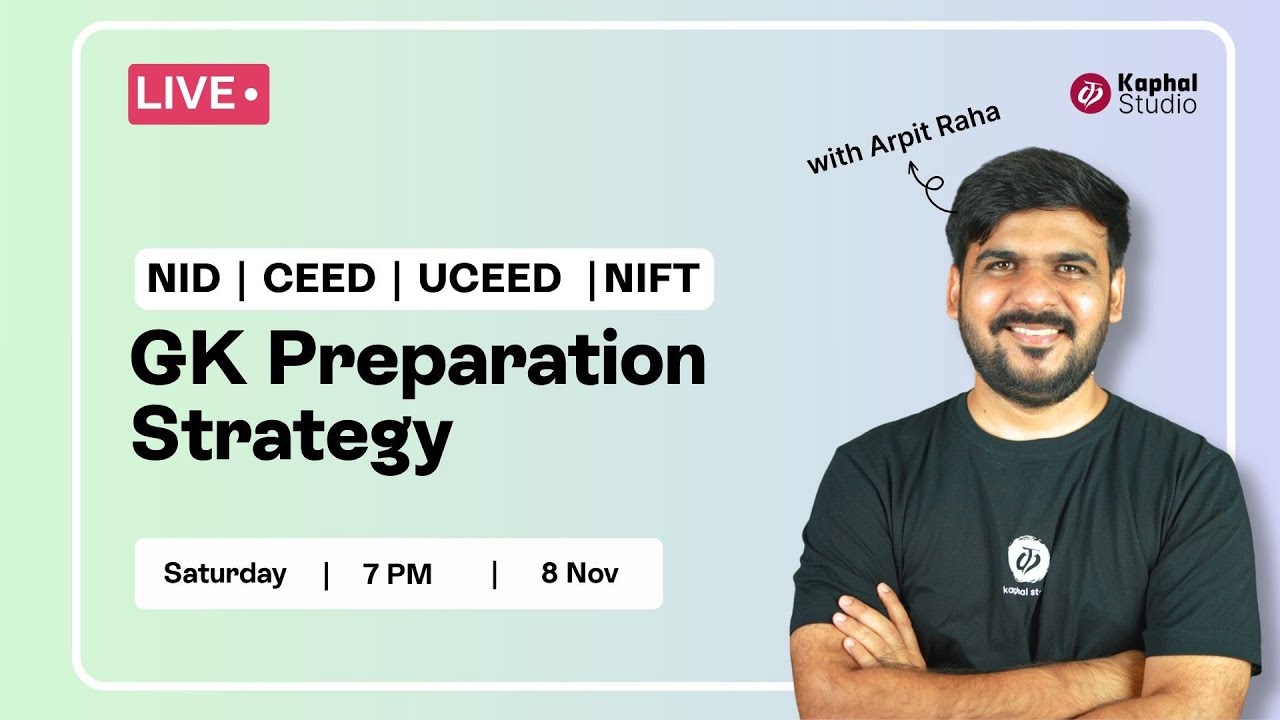 How to Prepare for General Knowledge | NID | CEED | UCEED | NID Exams 2026