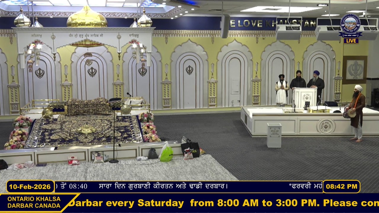 Live From Gurudwara Ontario Khalsa Darbar