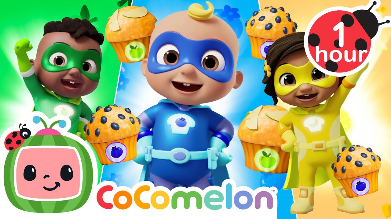 Super Muffin Man 🧁 | CoComelon - Preschool Learning Songs | Kids Videos + Nursery Rhymes