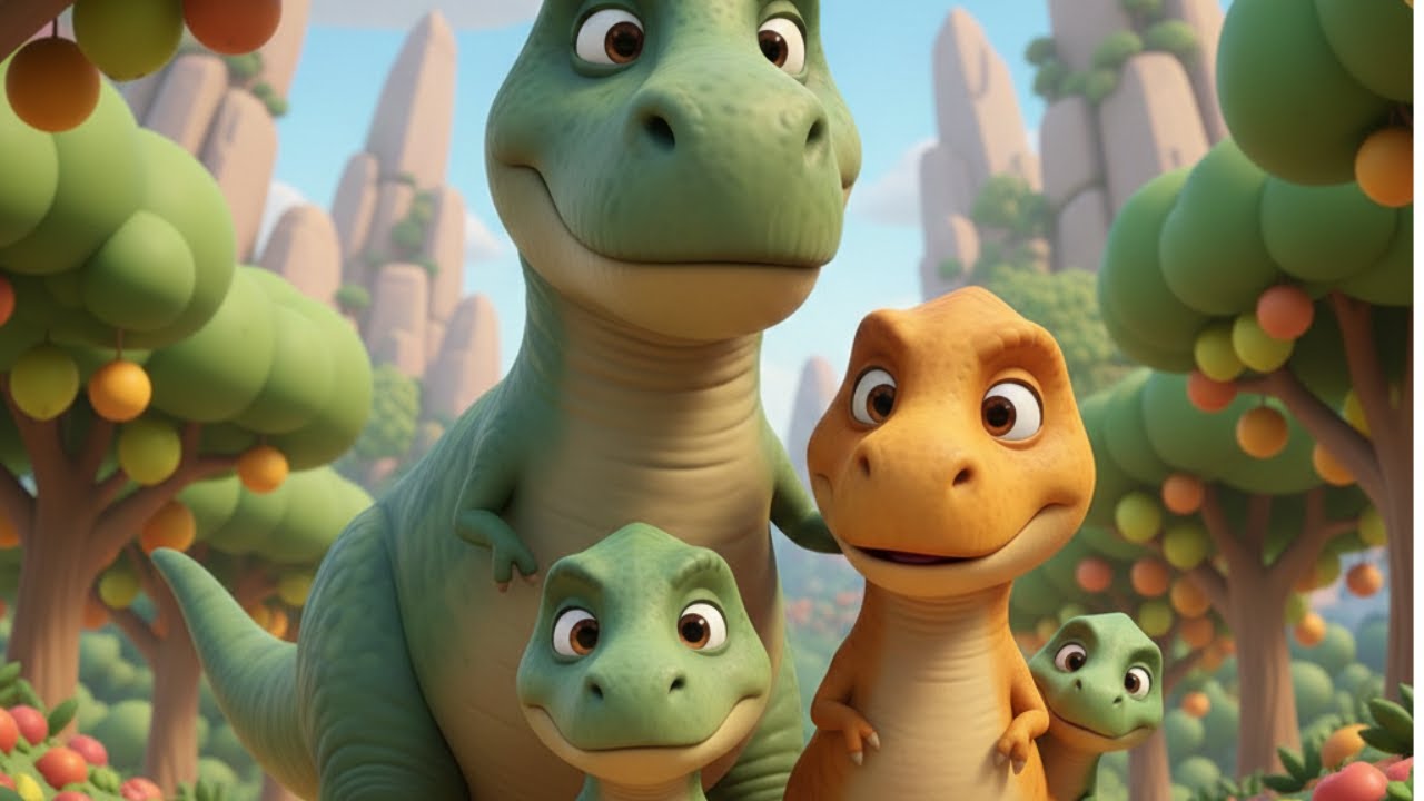Gia Đình Khủng Long T-Rex Và Hành Trình Thung Lũng Trái Cây | Câu Chuyện Thiếu Nhi Ý Nghĩa