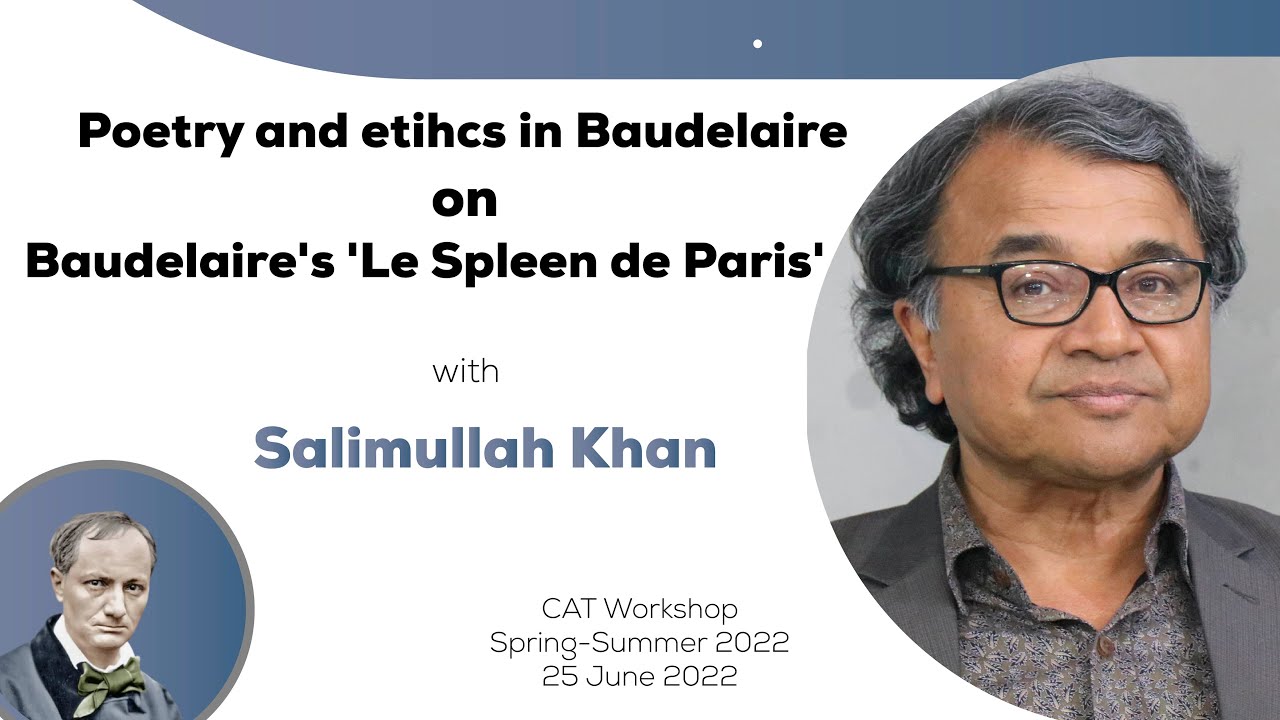 Poetry and etihcs in Baudelaire / Salimullah Khan