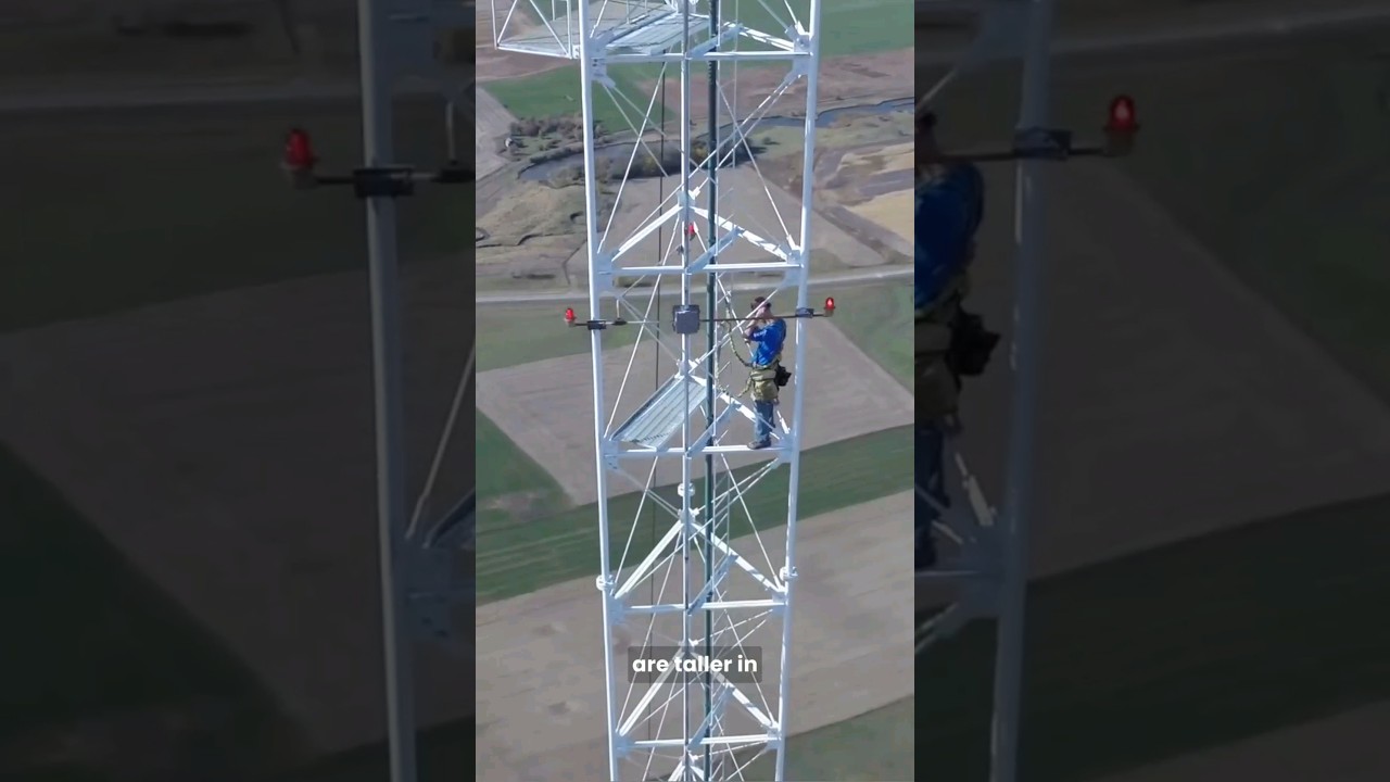 The Surprising Reason Cellphone Towers Are Taller! #network #tower #cellphone #cellular #rural