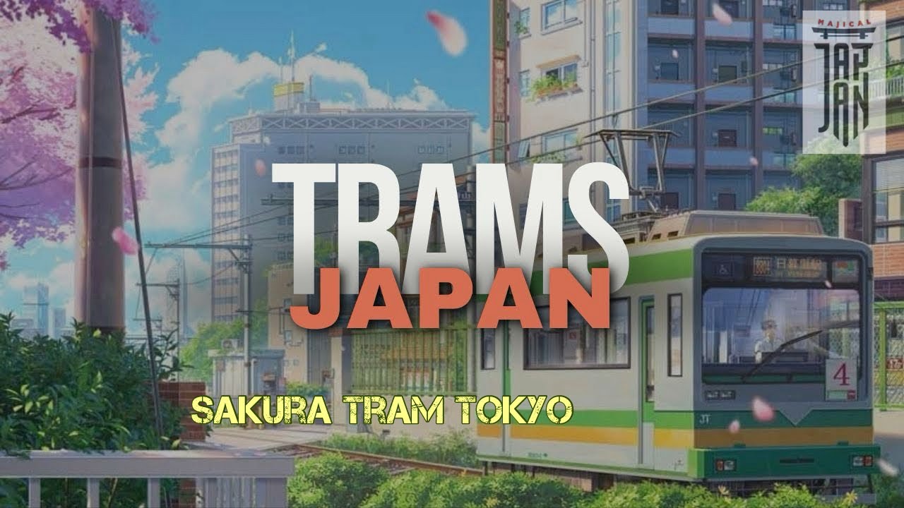 🎌TRAMS JAPAN |  Tokyo Sakura Tram 4K 大塚駅