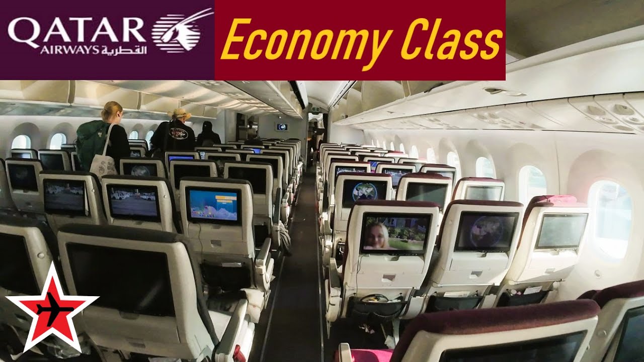Qatar Airways Economy Class Nachtflug nach Frankfurt || Review vom Flug in einer Qatar Boeing 787-9