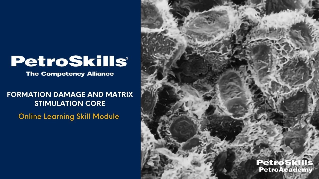 PetroSkills: Formation Damage and Matrix Stimulation Core