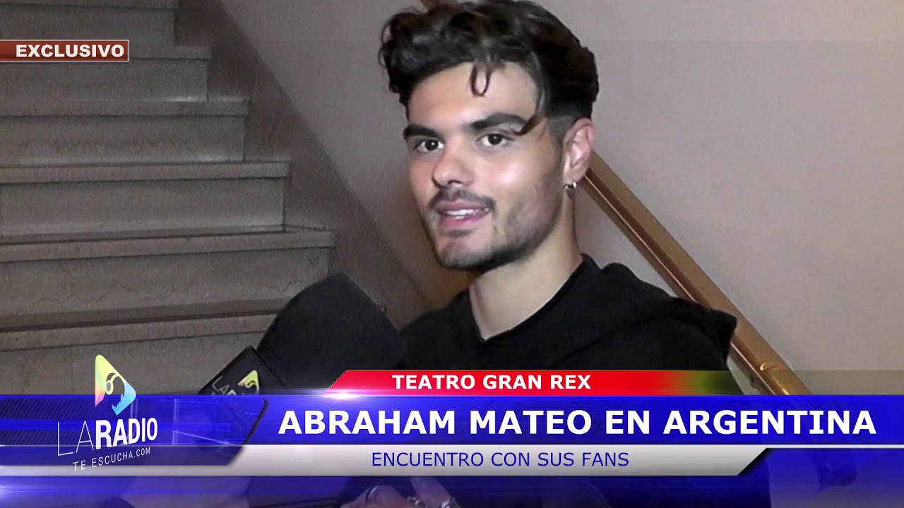 Entrevista: Abraham Mateo firmo entradas en el Gran Rex