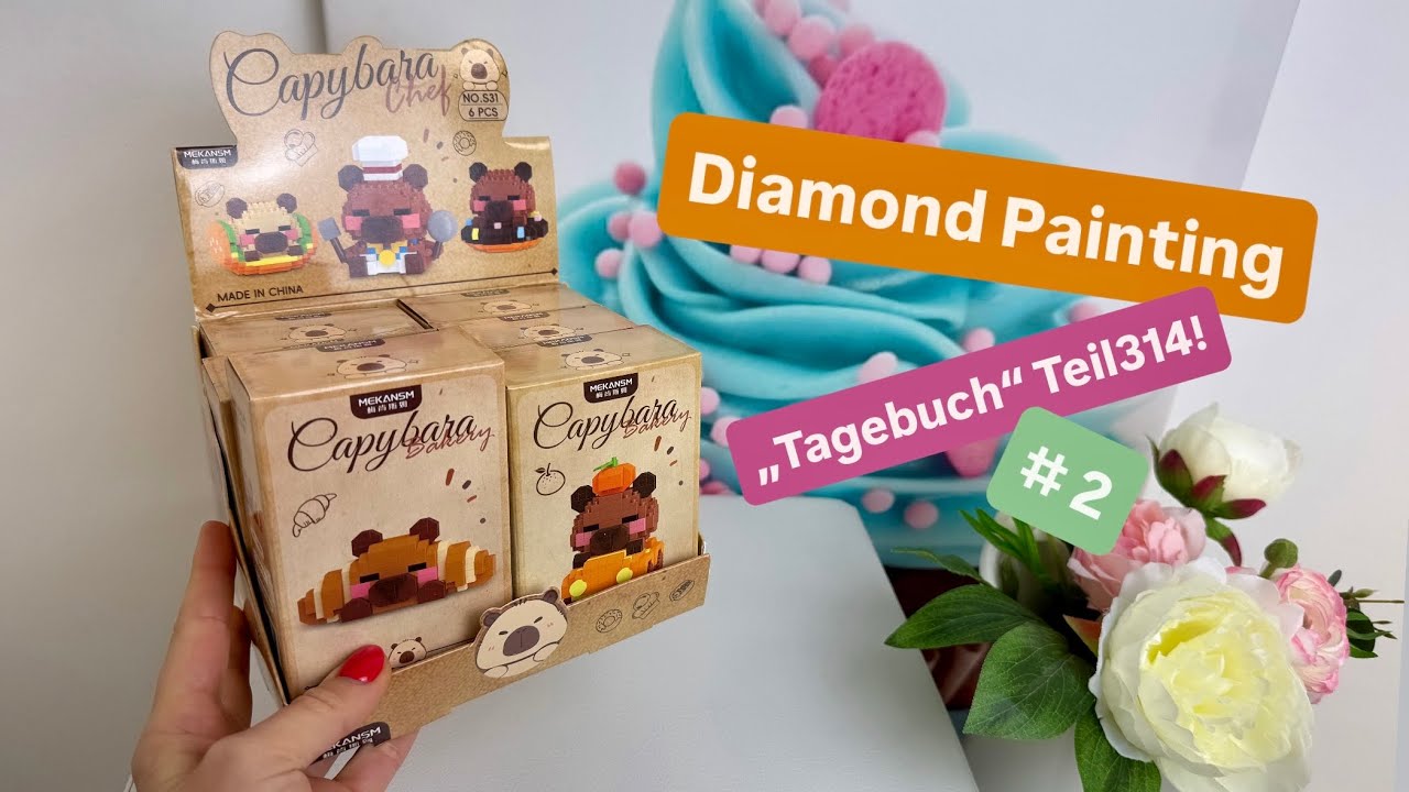 Diamond Painting „Tagebuch“ Teil314! 🙃💚 TEIL2! Sorry! Ich habe neue Klemmbausteine Sets bestellt! 😁💚