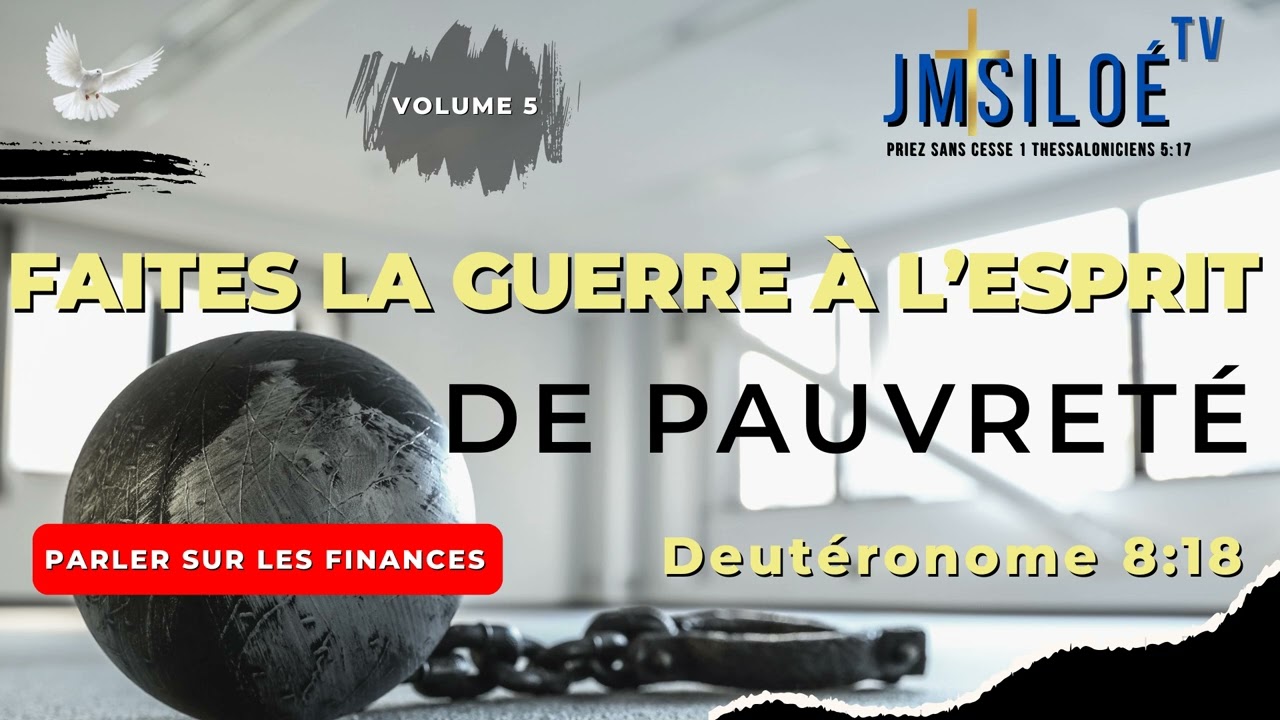 JMSiloé | Faites la guerre à l'esprit de pauvreté | Volume 5 | Parler sur les finances