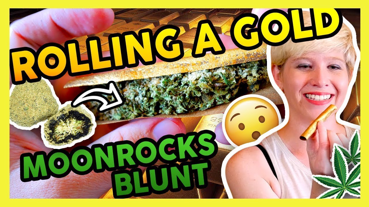 Rolling MOONROCKS in GOLD!