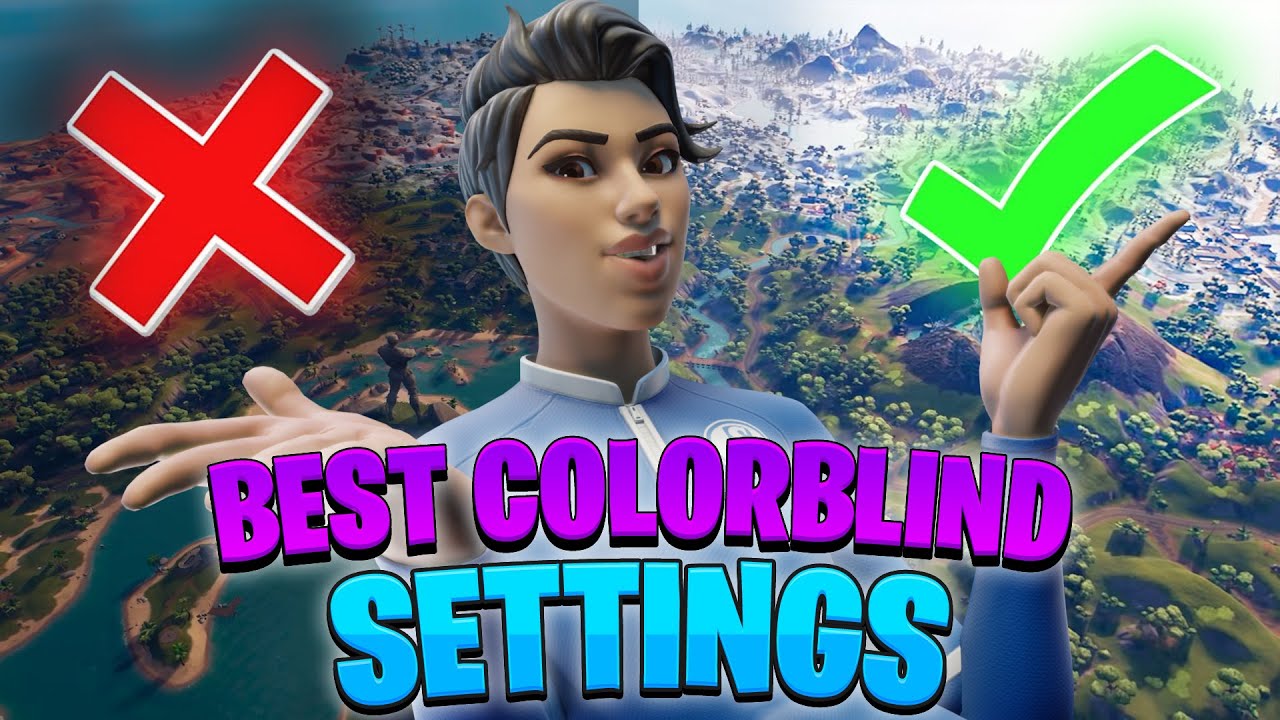 The BEST Colorblind Mode in Chapter 3 Season 1! (BEST COLOR SETTINGS!)