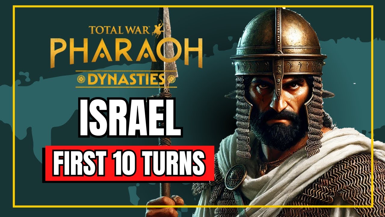 ⚔️ ISRAEL First Look ⚔️ Total War PHARAOH Dynasties Mods Gameplay Israelites Campaign Mod Review
