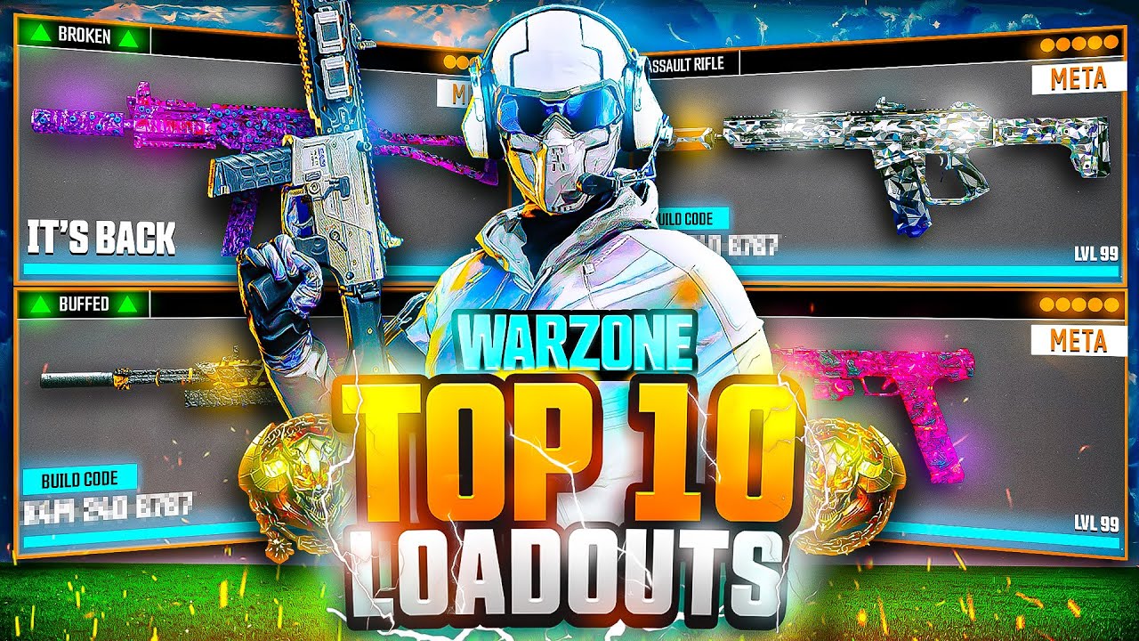 TOP 10 *BROKEN* META Loadouts in Warzone