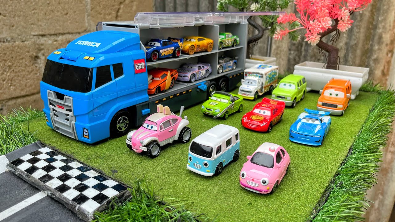 Disney Pixar Cars Unboxing Review | Lightning McQueen, Tow Mater, Doc Hudson, Sally Carrera, Cruz