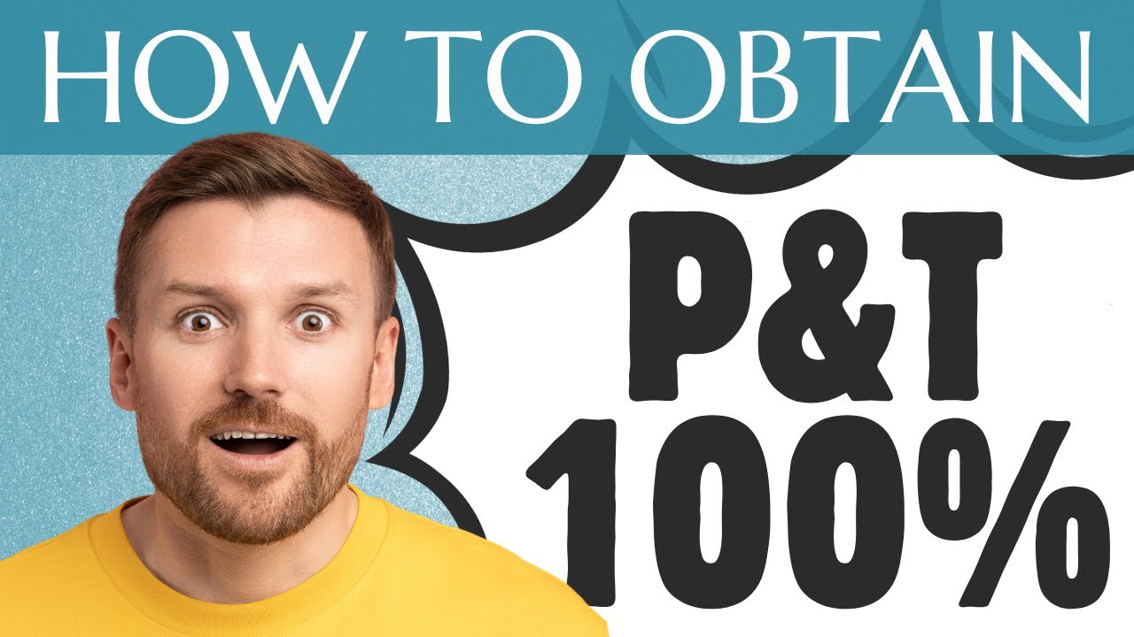 How to obtain 100% P & T VA Disability and to identify it in rating