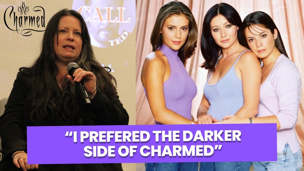 Holly Marie Combs (Piper Halliwell) gives cute nicknames to Wes Ramsey (Wyatt) & Brian Krause (Leo)