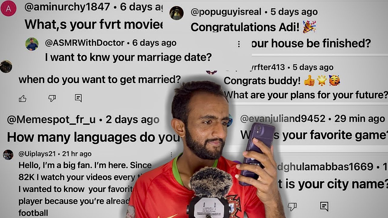 ASMR 190K Subscribers Q&A Part 1