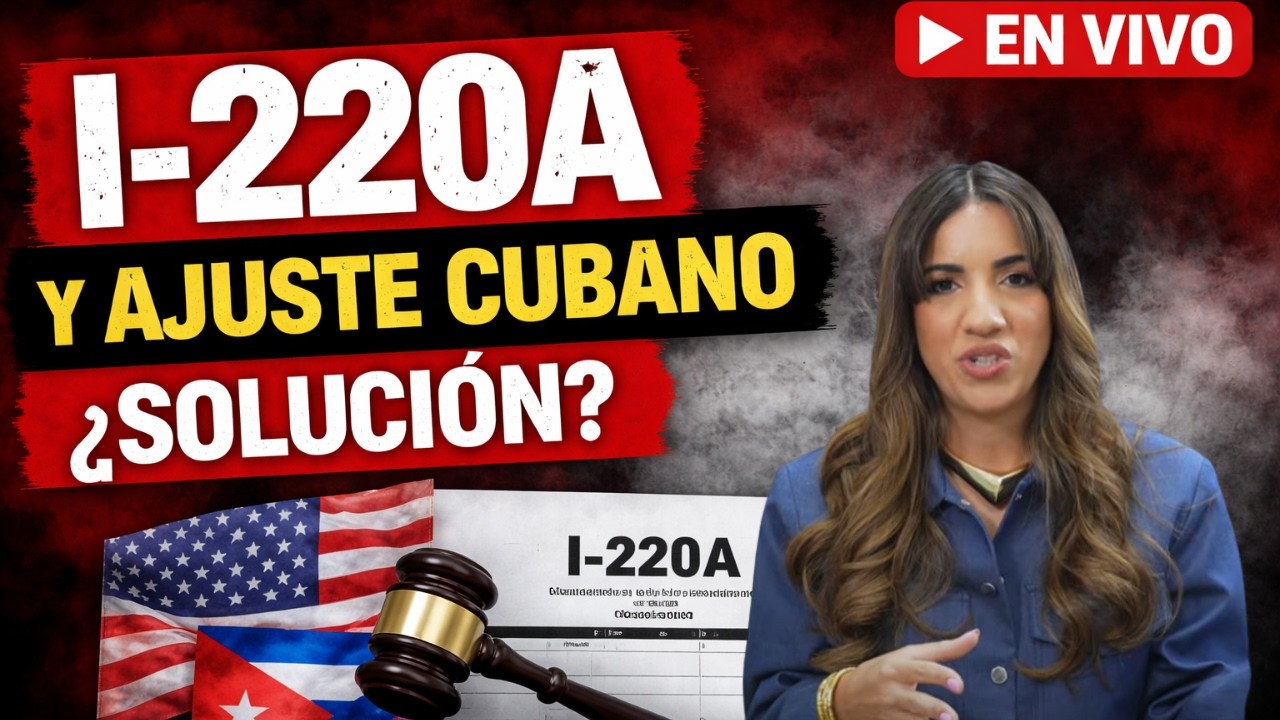 EN VIVO: Abogada Claudia responde TODO sobre I-220A y Ley de Ajuste Cubano