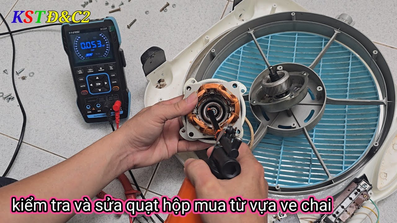 Sửa quạt hộp mua từ vựa ve chai