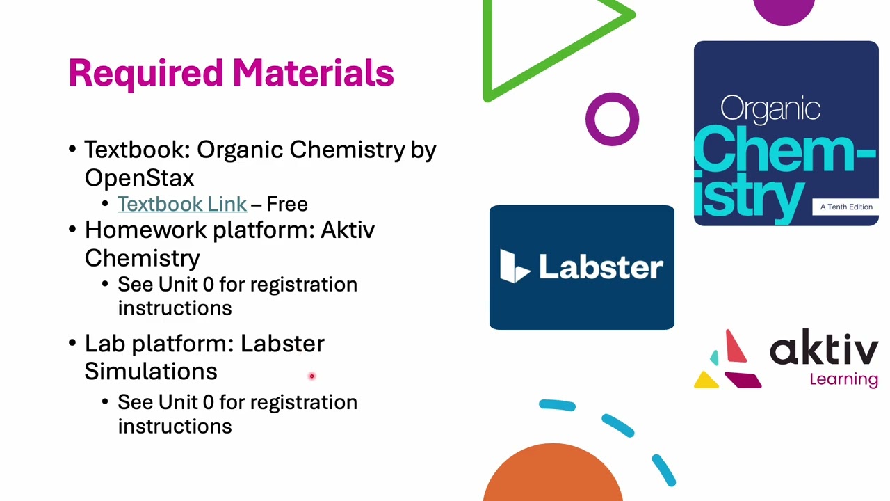 Ознакомительная встреча по курсу CHEM 2423
