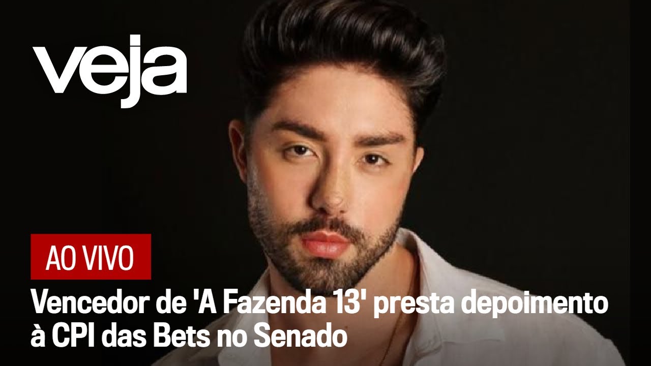 AO VIVO: Vencedor de 'A Fazenda 13' presta depoimento à CPI das Bets no Senado #ricomelquiades