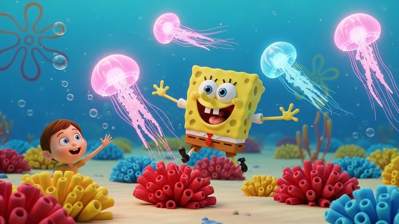 O Bob Esponja dançou em uma pedra instável | Canções Infantis e Rimas para Crianças