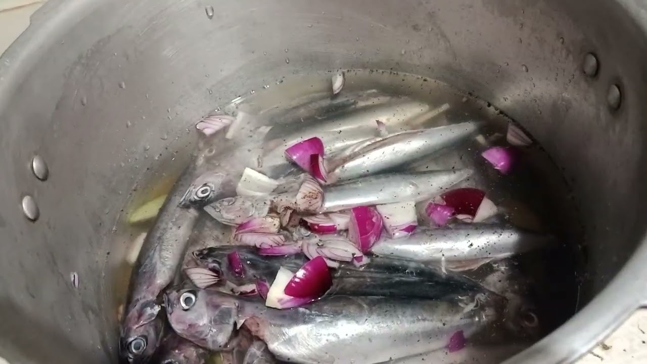 Tulingan isda niluto sa pressure cooker. Lumambot pati tinik 