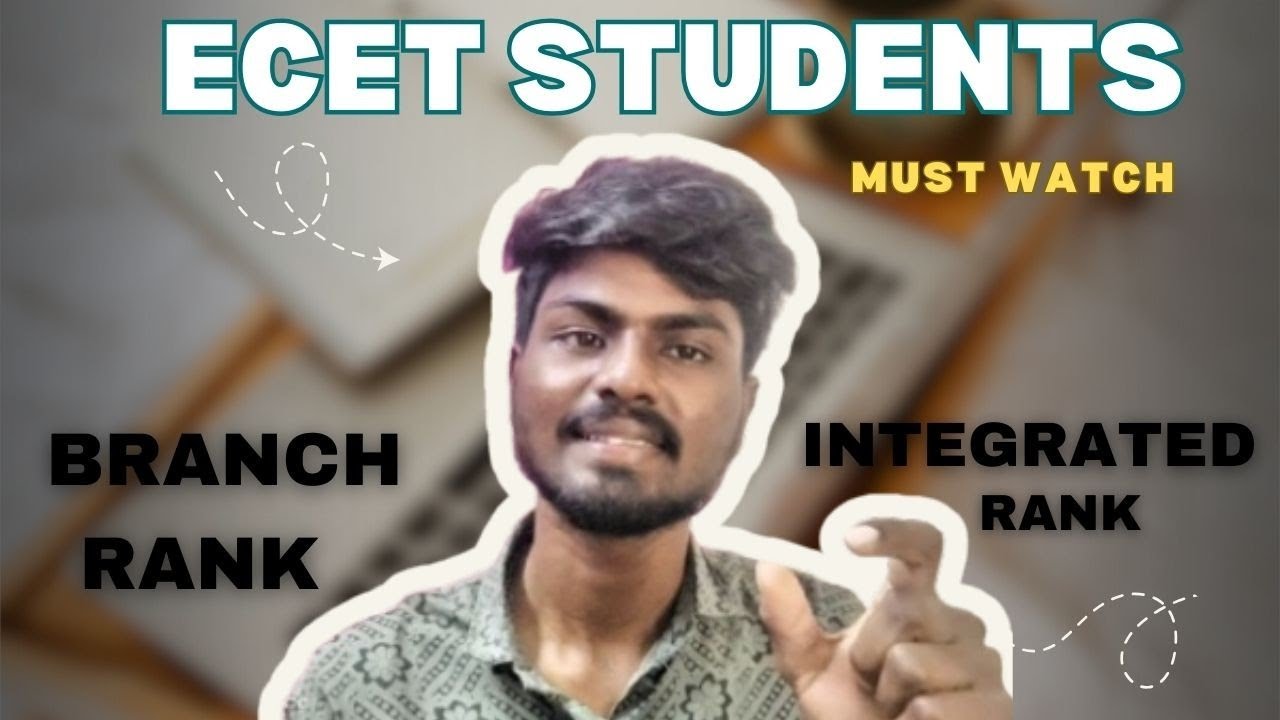 Difference between Branch rank And integrated rank in ecet || how to prepare Ecet 2025