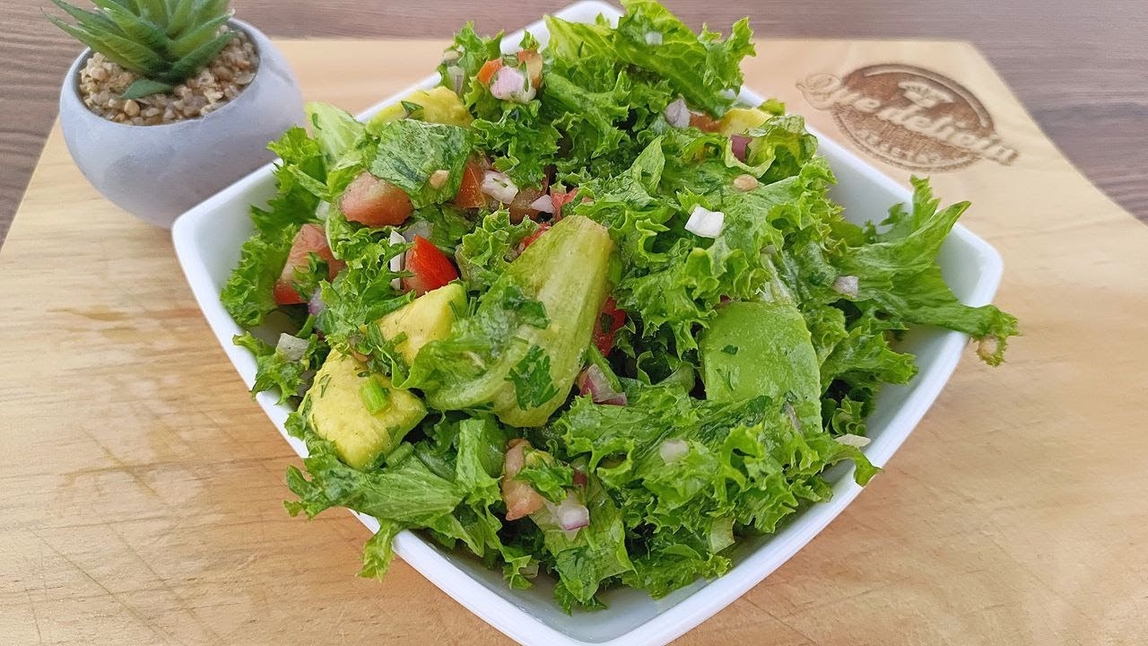 💥🥑 Вкусный, полезный, простой и экономичный салат из салата и авокадо 🥬😋