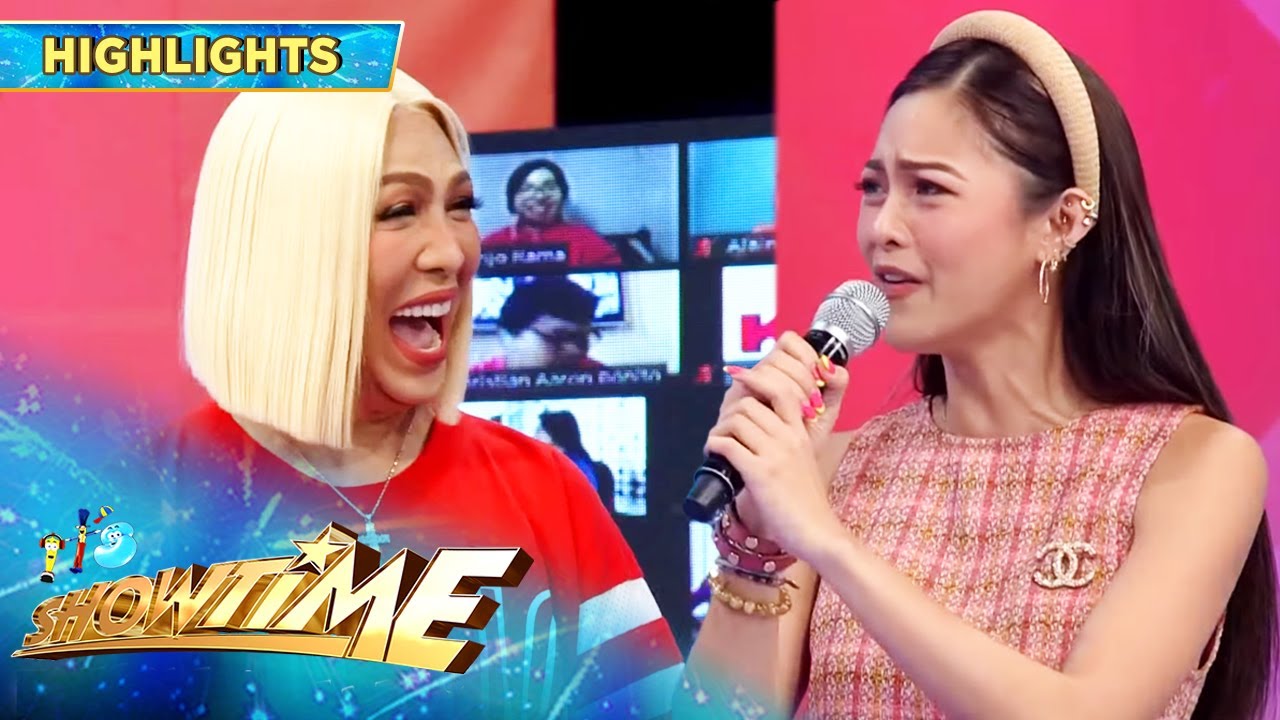 Kim suddenly becomes emotional while giving a birthday message to Vice | It's Showtime