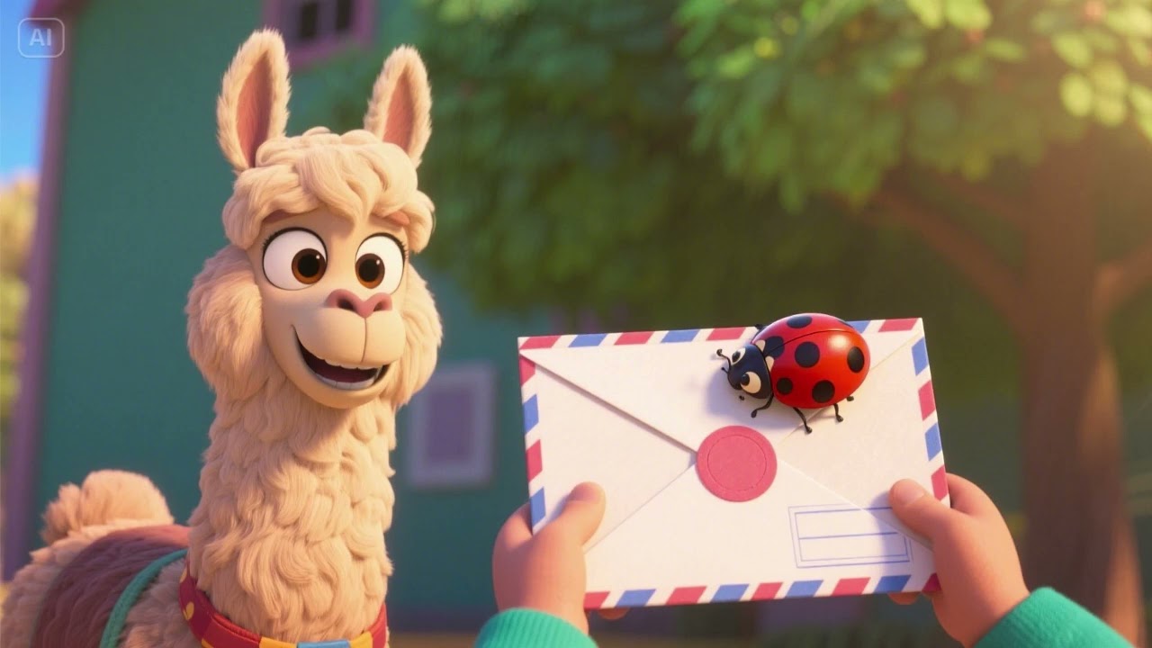 The Ladybug and Llama Letter Exchange | Kids&rsquo; Music Time 🐞✉️