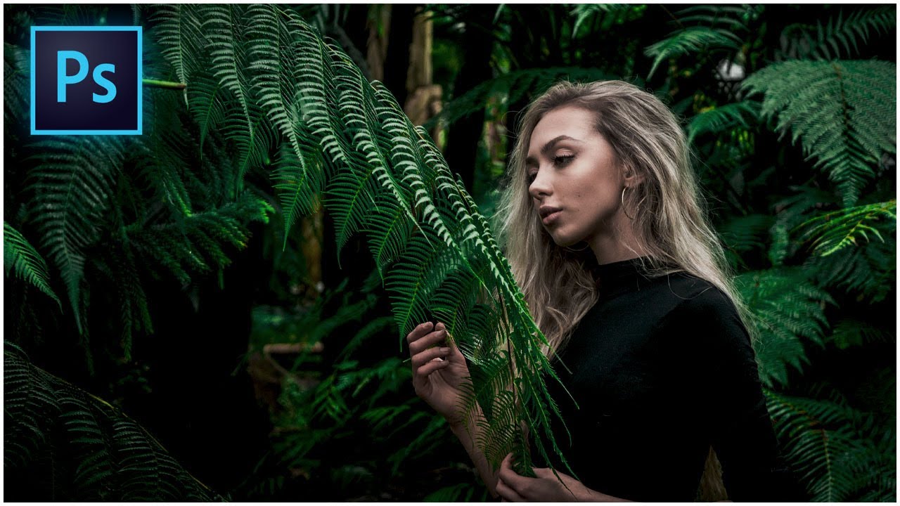 Dark Green Colour Grading Tutorial Photoshop 2020