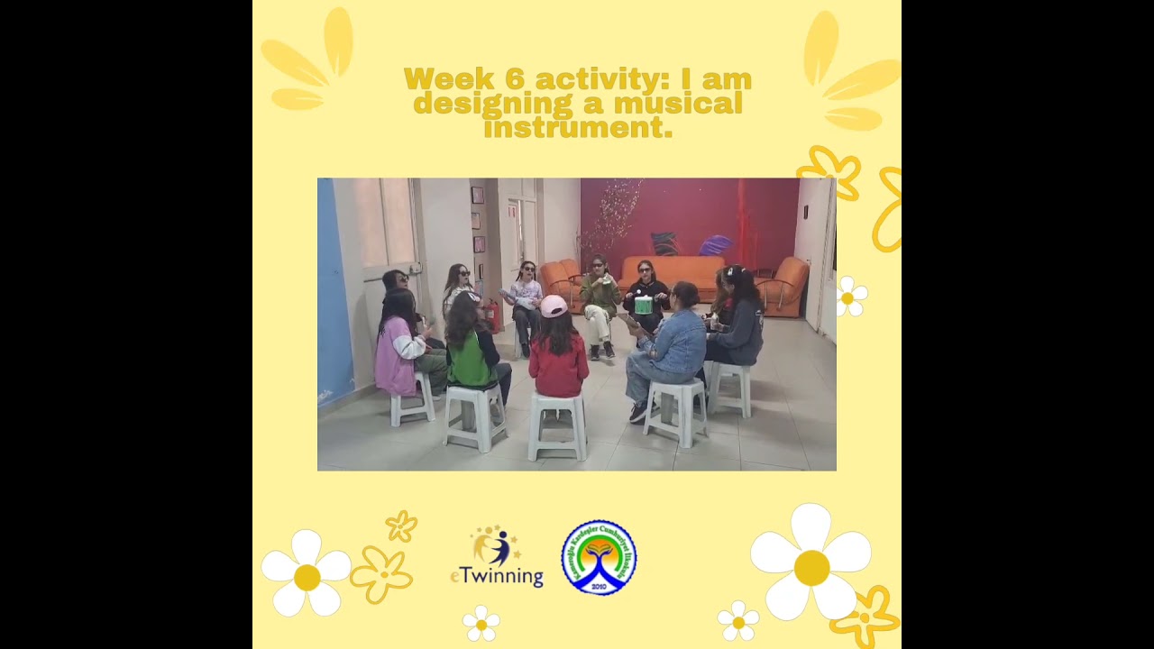K.K Cumhuriyet İlkokulu 6thWeek Activity:I am designing a musical instrument:Do Bir Külah Dondurma.