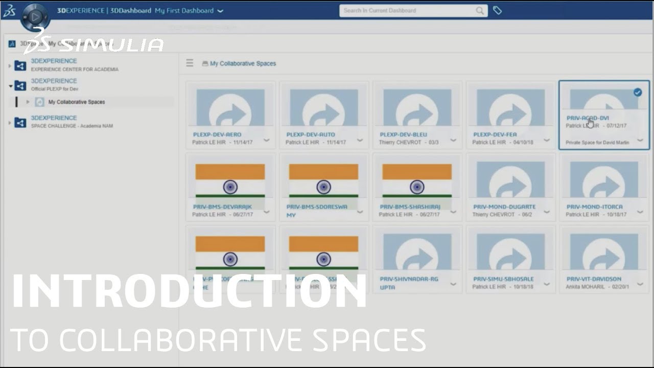 3DEXPERIENCE How-to Tutorial (Part 8/32) | Basics of Collaborative Spaces