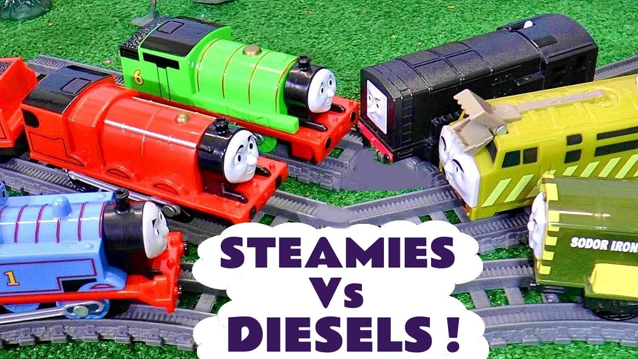Steamies v Diesels Toy Train Stories