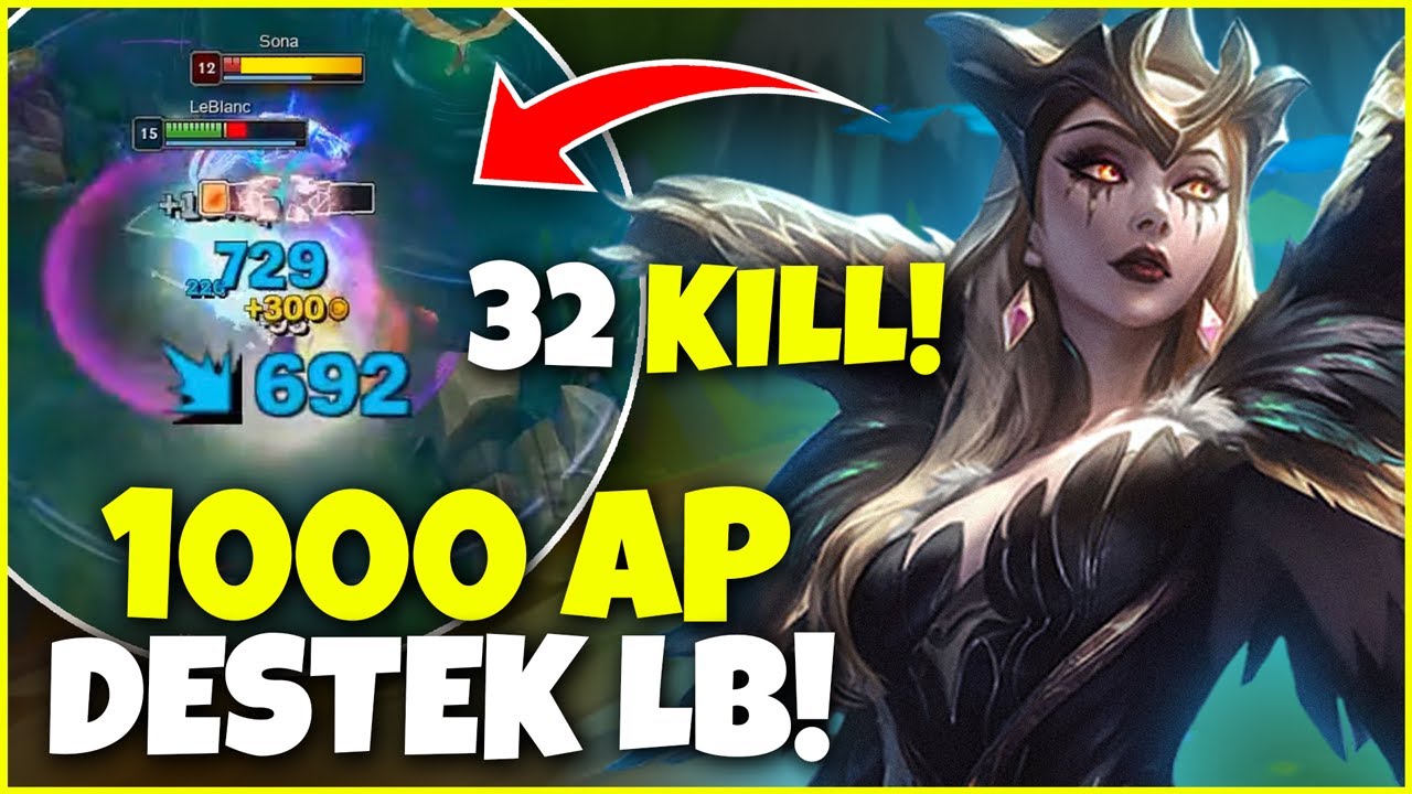 adro ama 1000 AP LEBLANC DESTEK OYNUYOR!