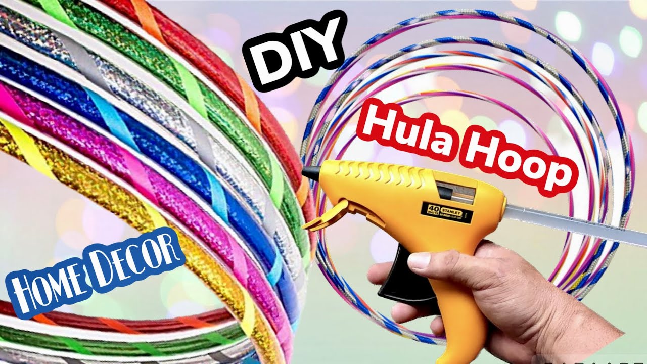 See How I DIY a Hula Hoop and Made a Glamorous Home Decor | Dollar Tree DIY 2023