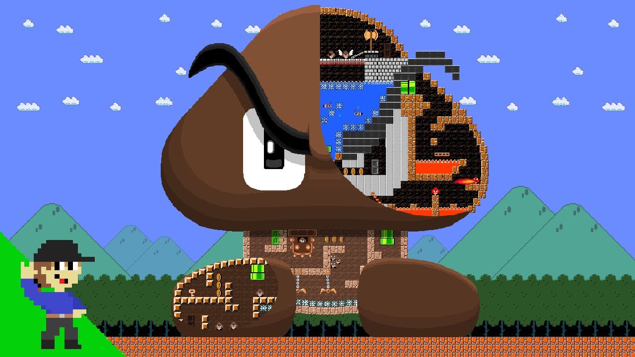 Level UP: Mario vs the Giant Goomba Maze