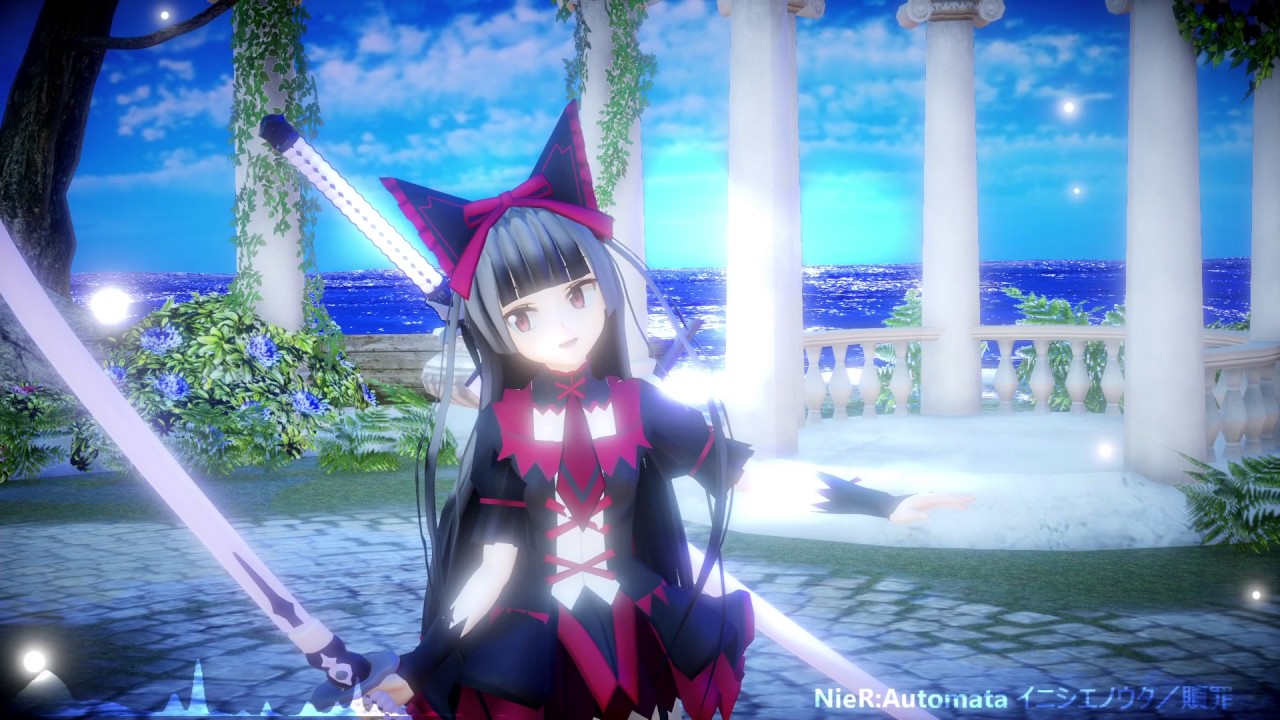 【MMD + Motion DL】ロゥリィが歌う『イニシエノウタ』 NieR:Automata （モーション配布）