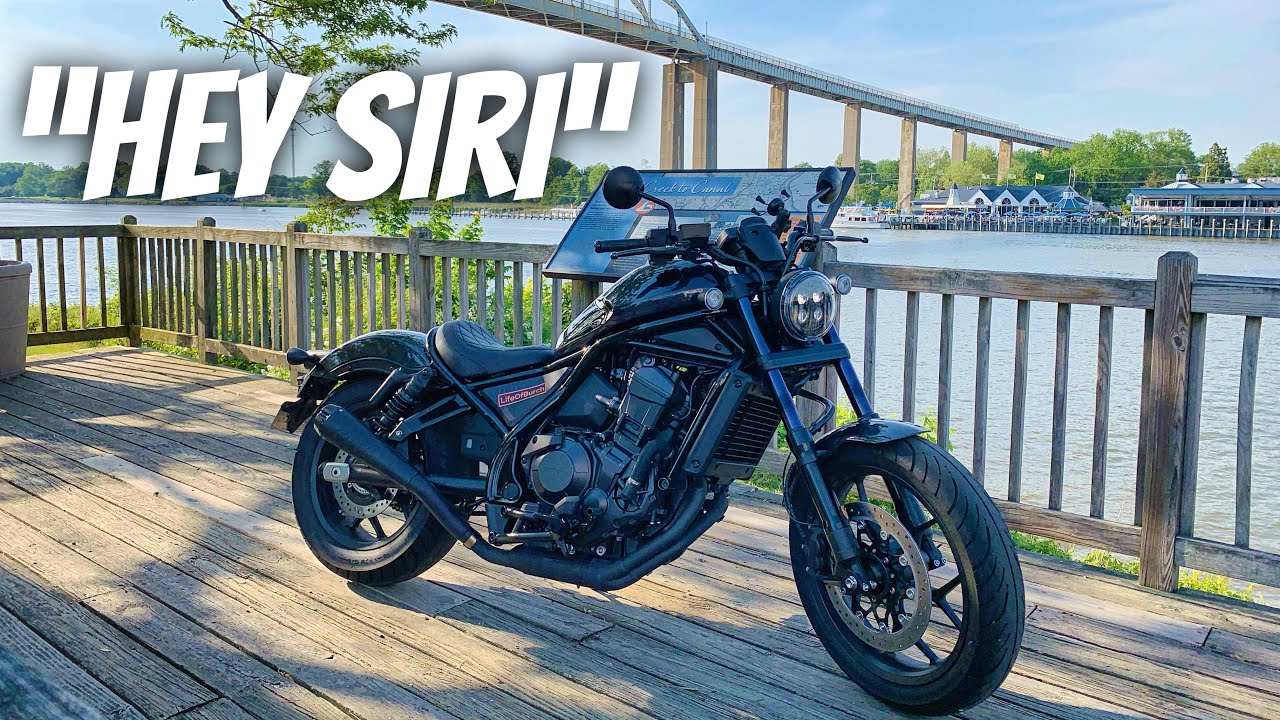 Asking Siri Where To Ride My Rebel 1100, Then Riding There!