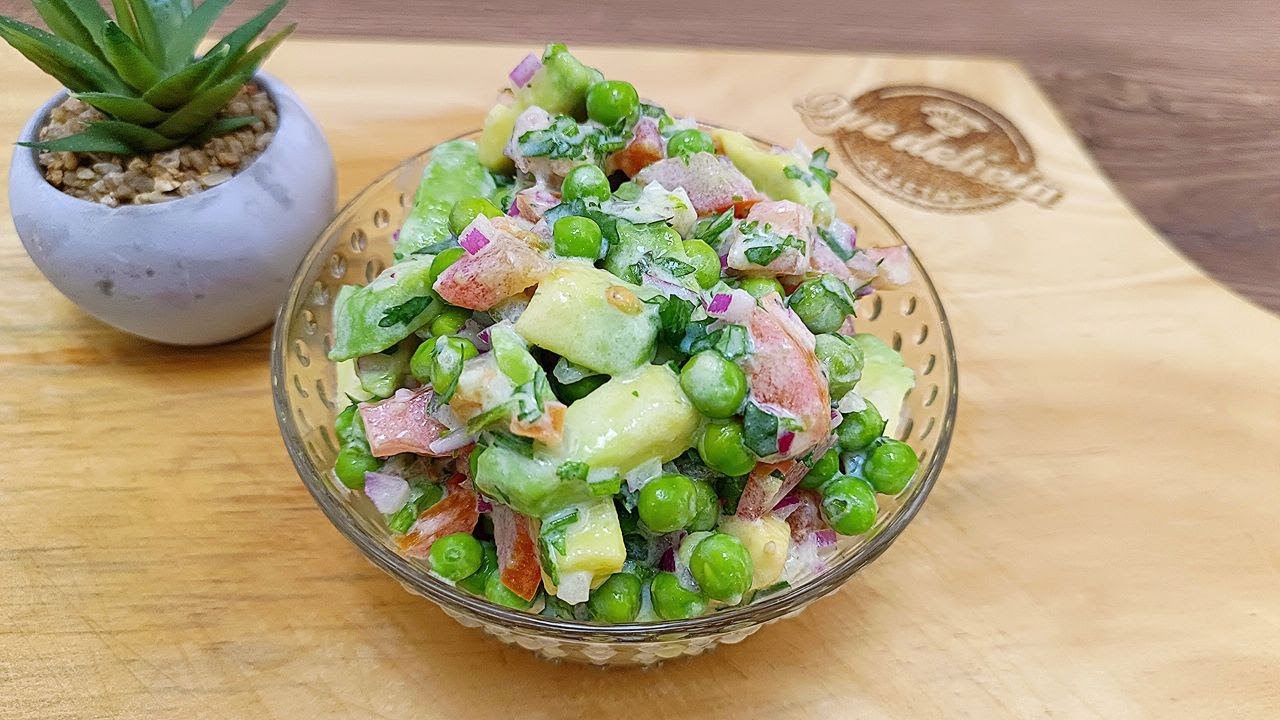 Irresistible y saludable ensalada verde, ¡Pruébala! 🥗😋