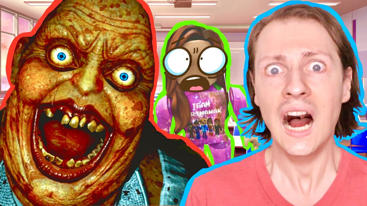 LUNCH LADY AVEC PINKSWANN ! LA DAME PSYCHOPATHE NOUS FAIT TROP PEUR ! Gaming Délires de Max