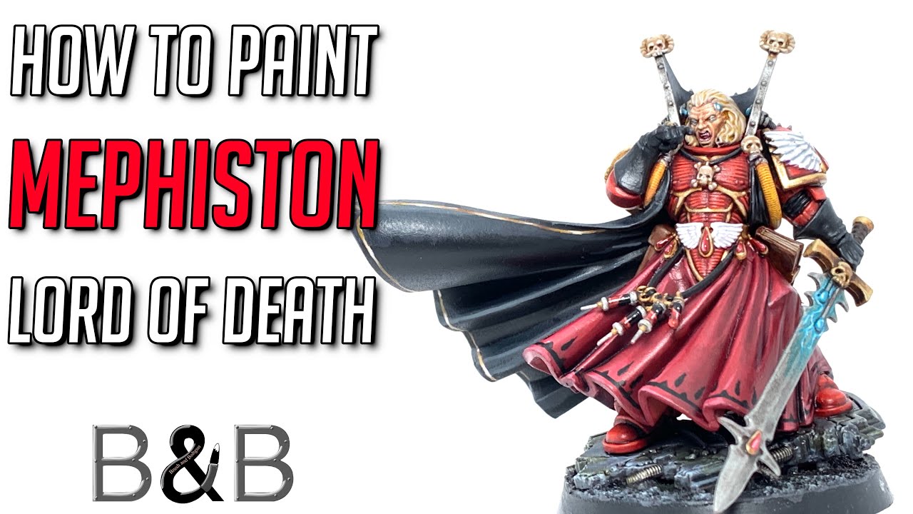 How to paint Mephiston, Lord of Death