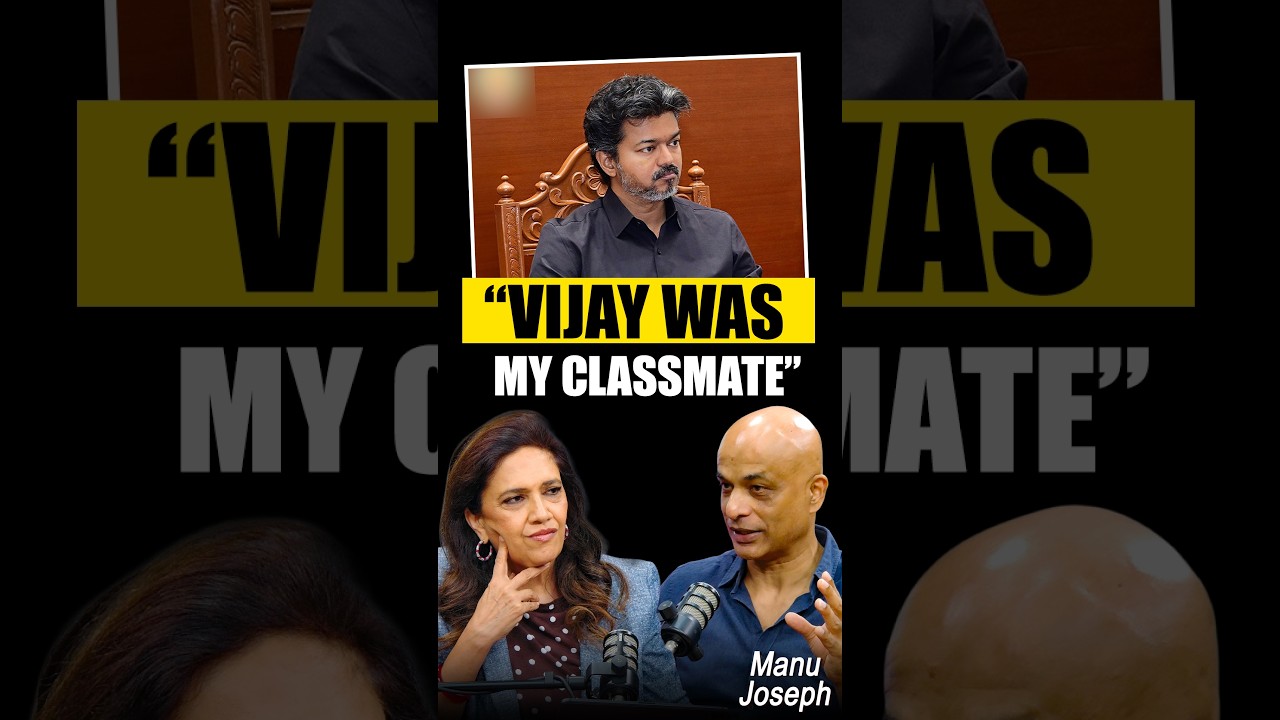 &ldquo;Vijay was my classmate in the third standard at Loyola School.&rdquo; Manu Joseph