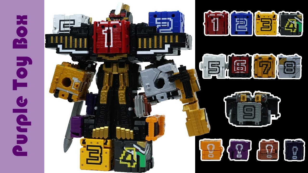 13 Animal Combination Robot, Wild Ride King Power Ranger Animal Force Toys