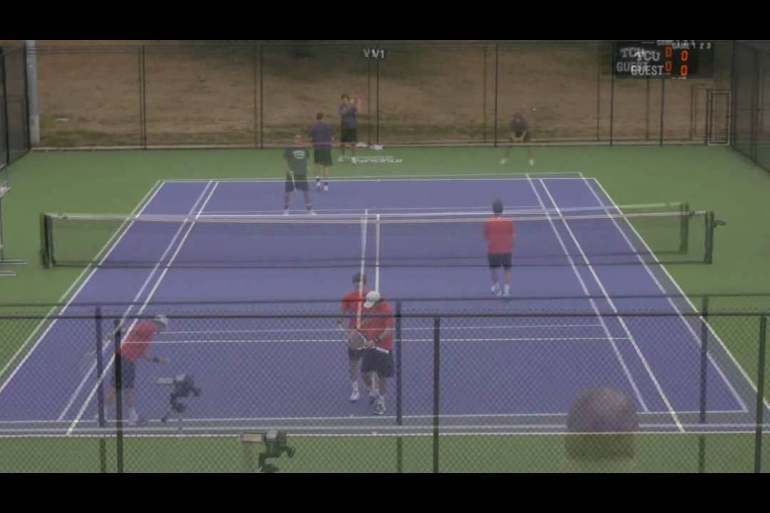 Texas Tech @ TCU (raw Men's doubles highlights)
