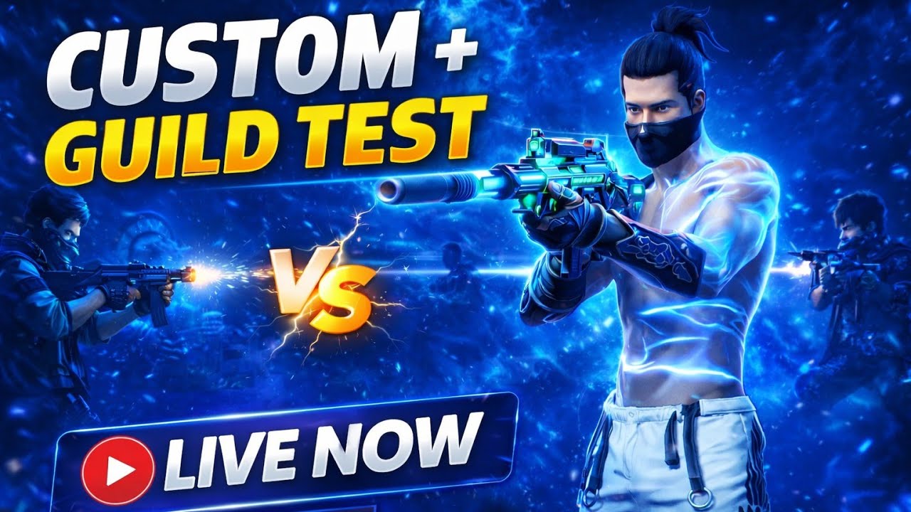 AMAN IS LIVE  CUSTOM+GUILD TEST #FF #freefire #viral #shorts.