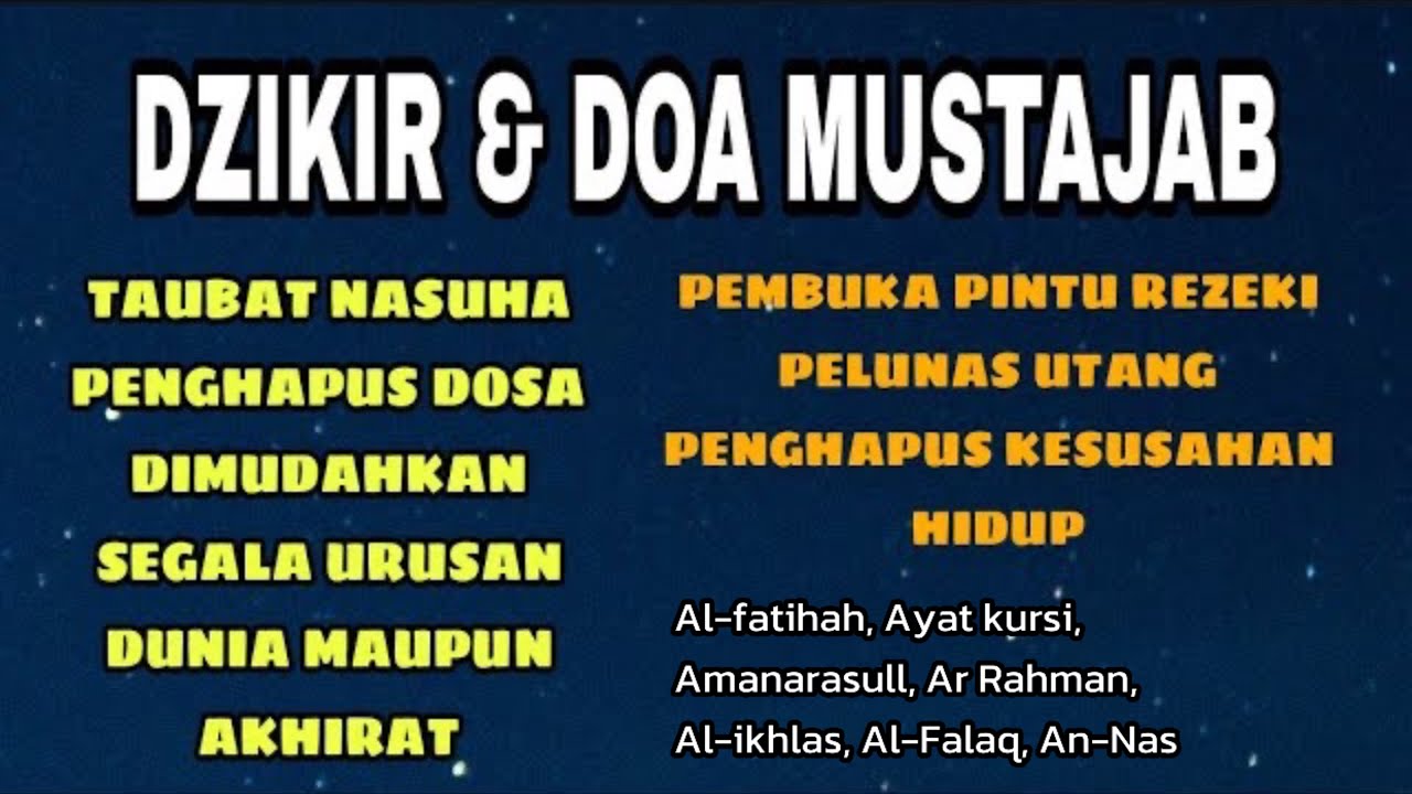 Al-Fatihah, Al-baqarah, Ar Rahman, Al-ikhlas, Al-Falaq & An-Nas || Pengantar Tidur & Pelindung Diri