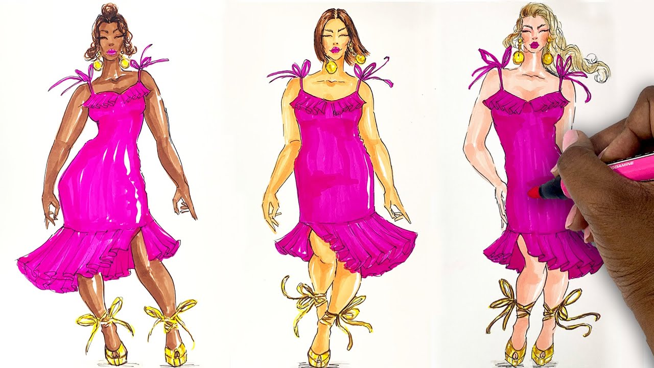 Creating Contemporary Plus Size Female Fashion Poses